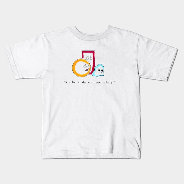 Shape Up Kids T-Shirt by DecafBlackSheep